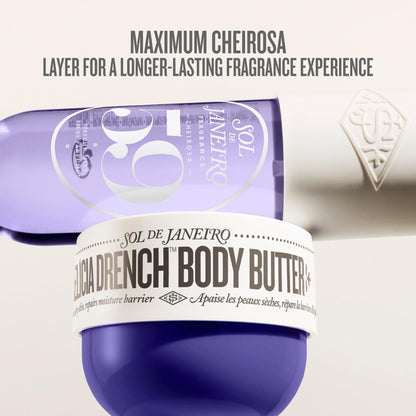 Side profile of Sol De Janeiro Delicia Drench Body Butter tub