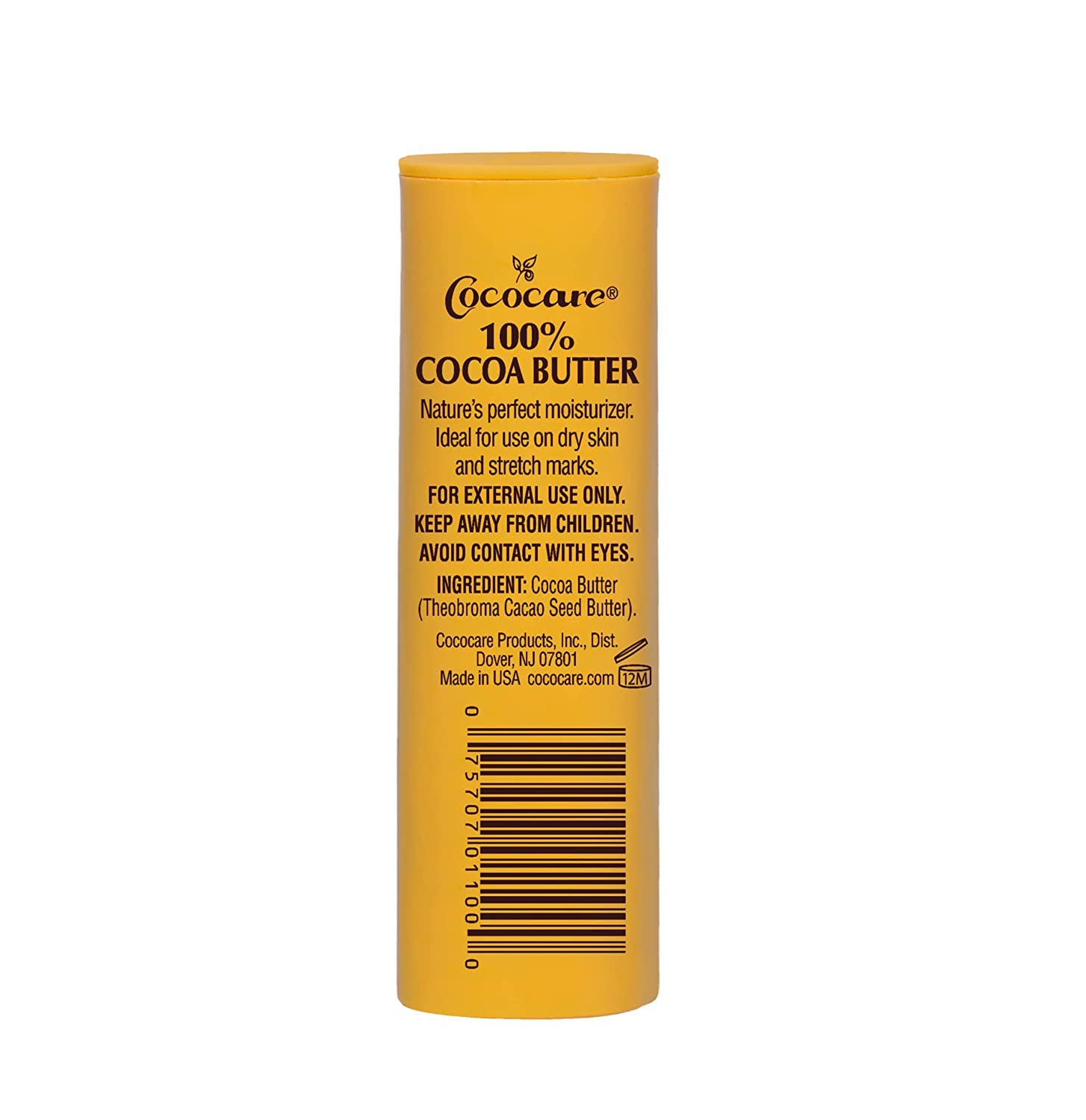 Cococare yellow stick packaging details