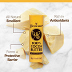 Open Cococare 100 percent pure cocoa butter stick applicator