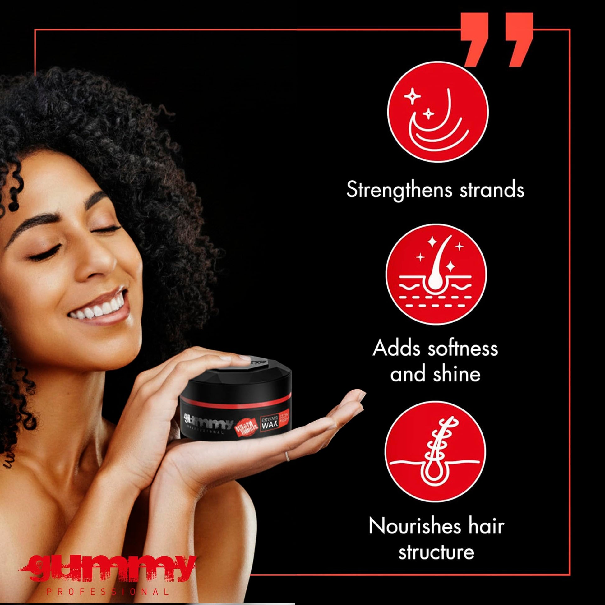 Water based texturizing clay paste for men texture close up