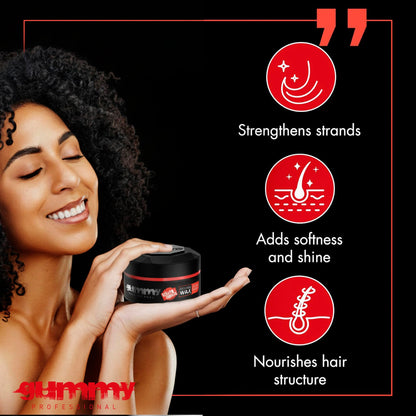 Water based texturizing clay paste for men texture close up