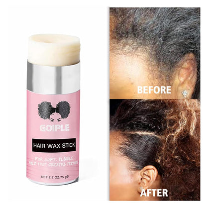 Goiple hair styling wax stick for frizz control angle view