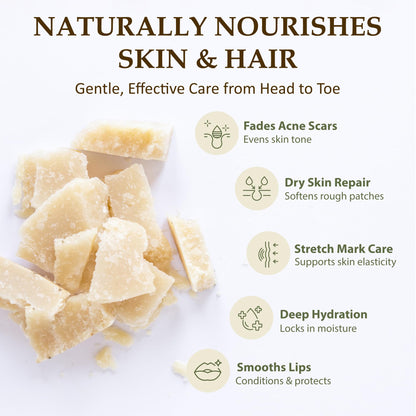 Using Era of Nature mango butter on dry skin