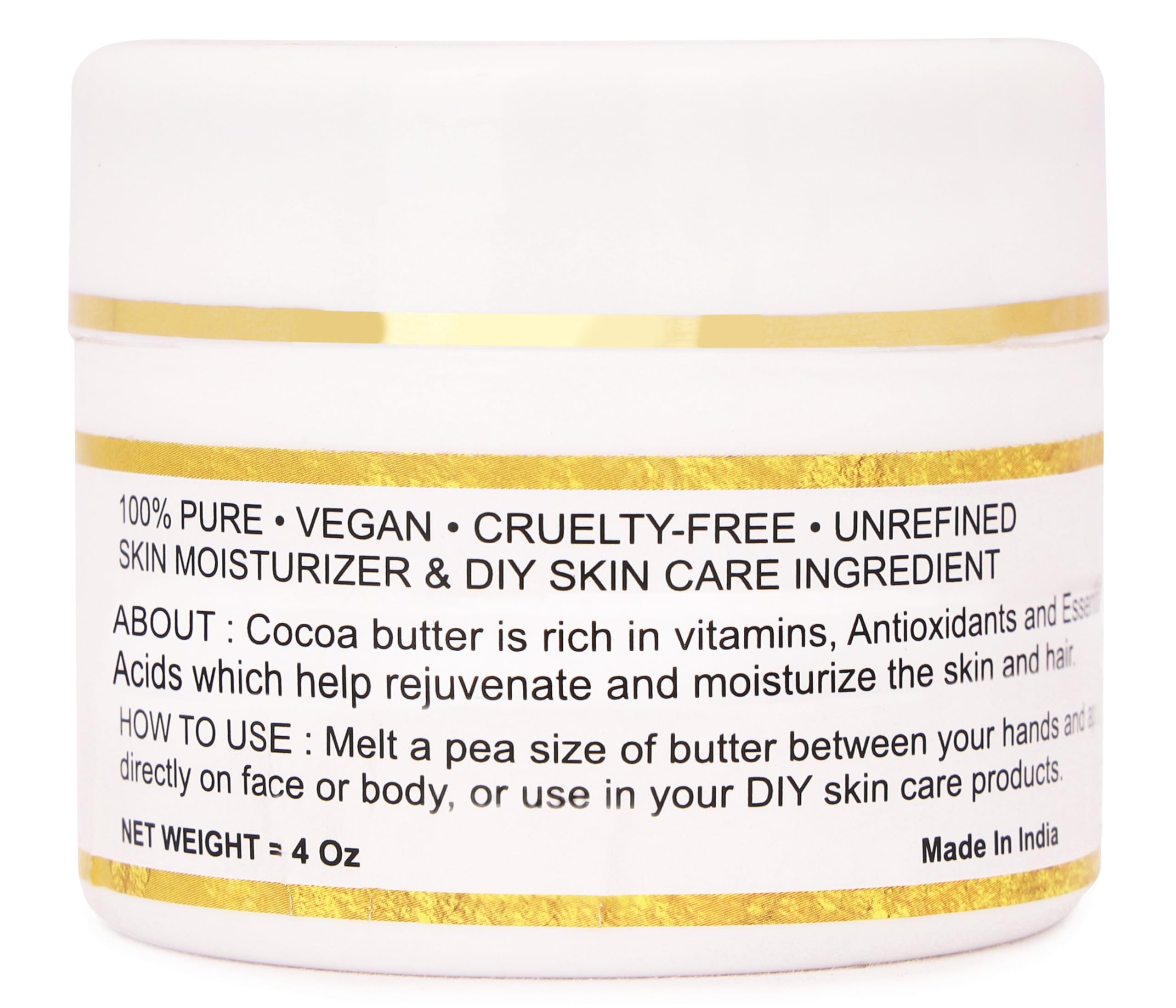Cocoa butter for DIY skincare lotions and balms
