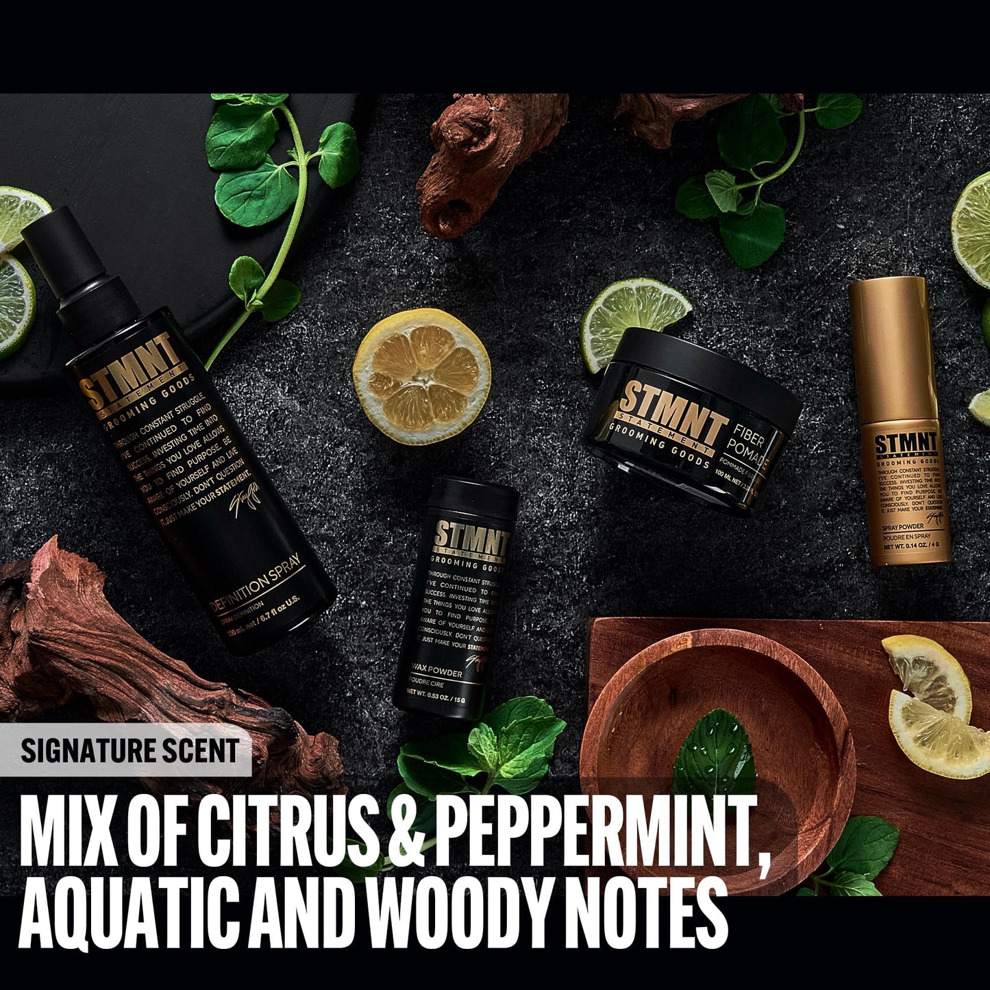 STMNT Grooming Goods hair powder for texture grip and fuller feeling look