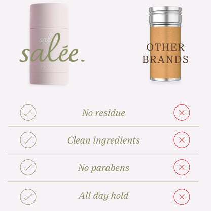 Salée Hair Wax Stick twist-up container showing texture