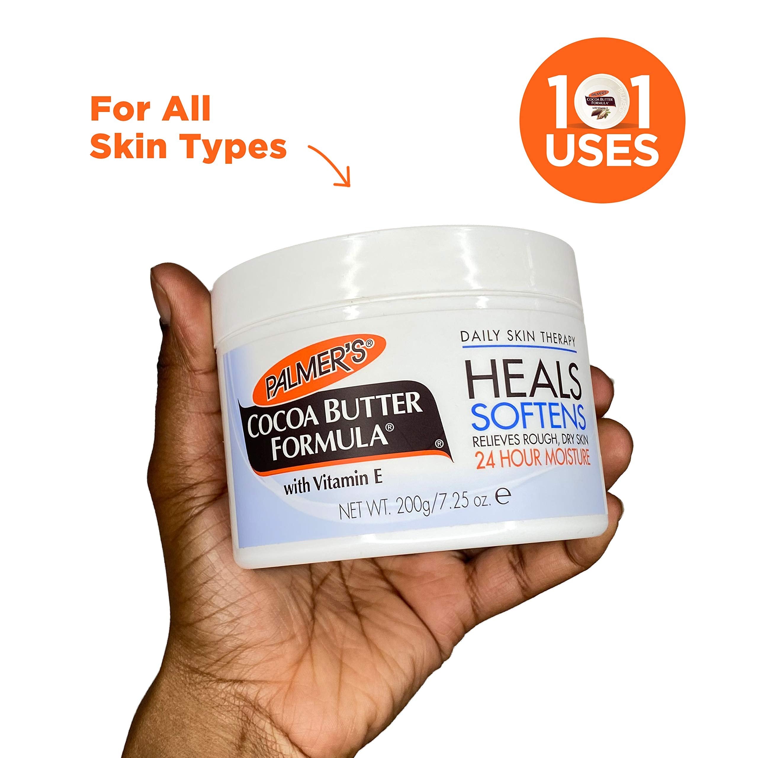 Close up of Palmer's Cocoa Butter solid formula texture