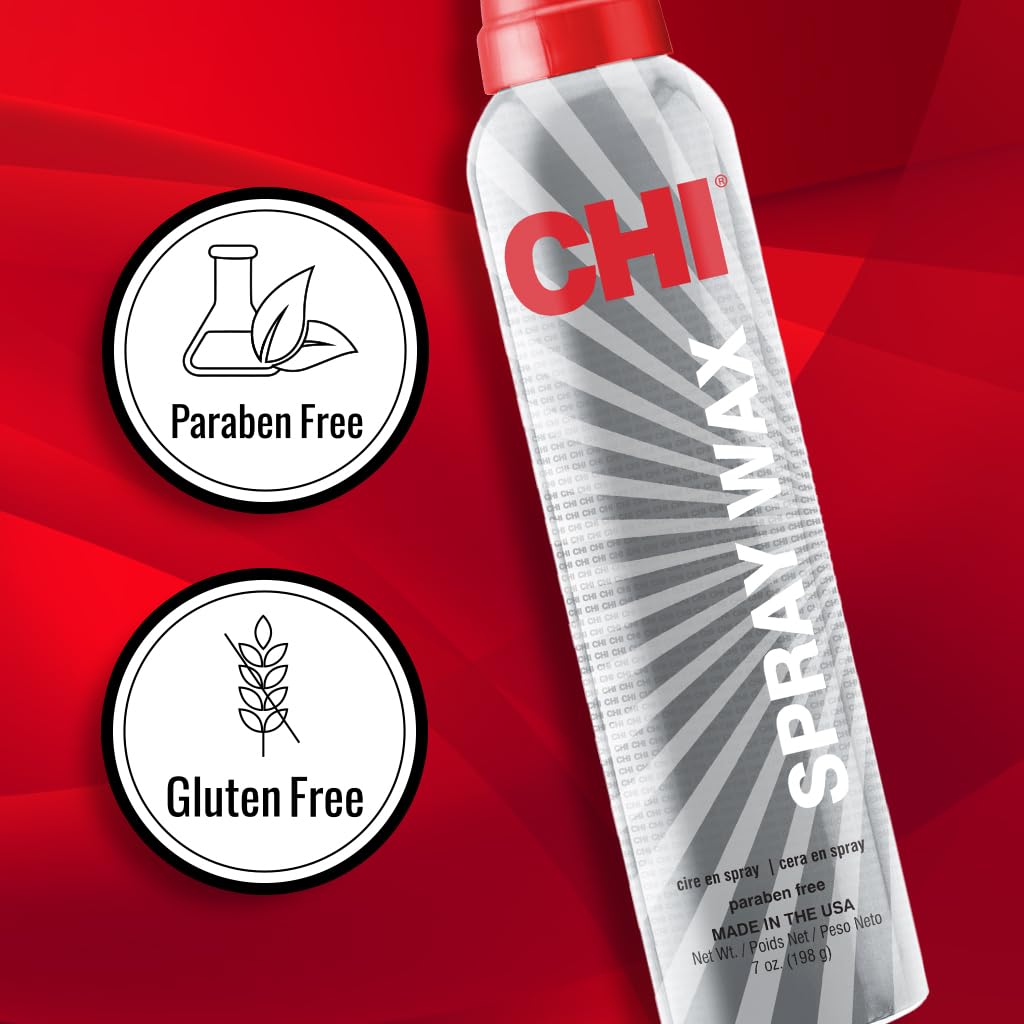 Authentic USA imported CHI hair styling wax bottle details