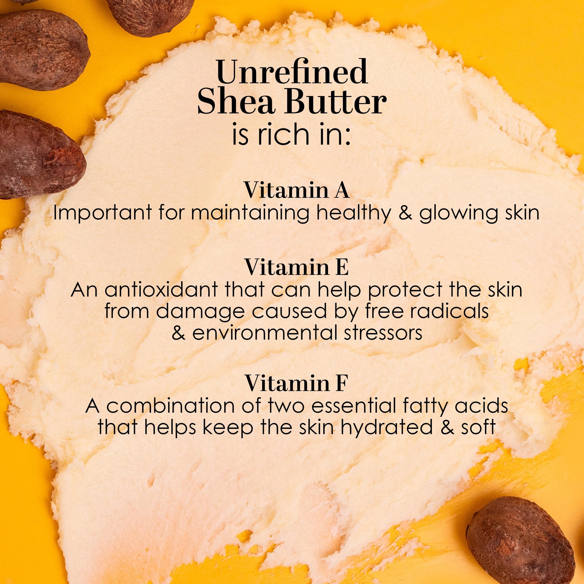Better Shea Butter raw African shea butter block held in hand