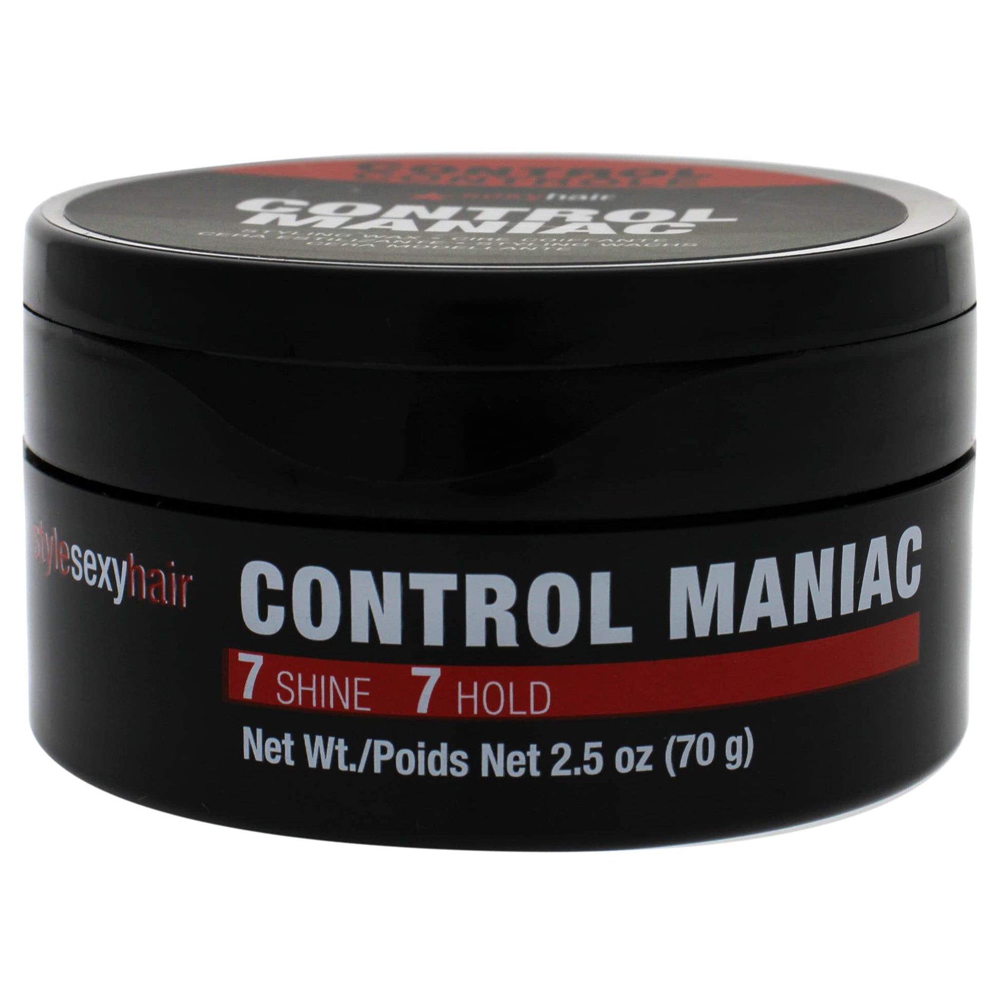 SexyHair firm hold control maniac hair wax for 72 hour humidity protection