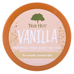 Close up of Tree Hut Vanilla Whipped Shea Body Butter creamy texture