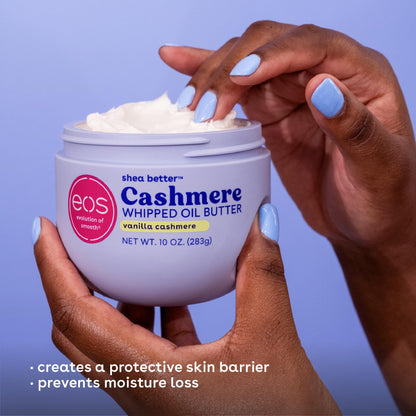 Eos Vanilla Cashmere 10 ounce jar side profile