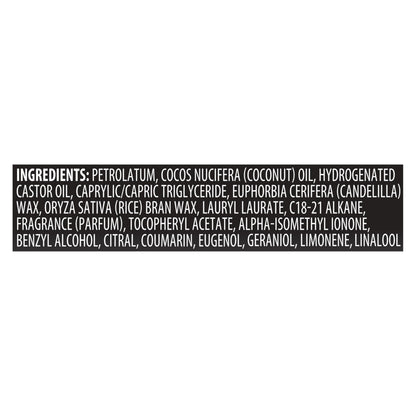 Back label of Tresemme Instant Fix Styling Stick showing ingredients