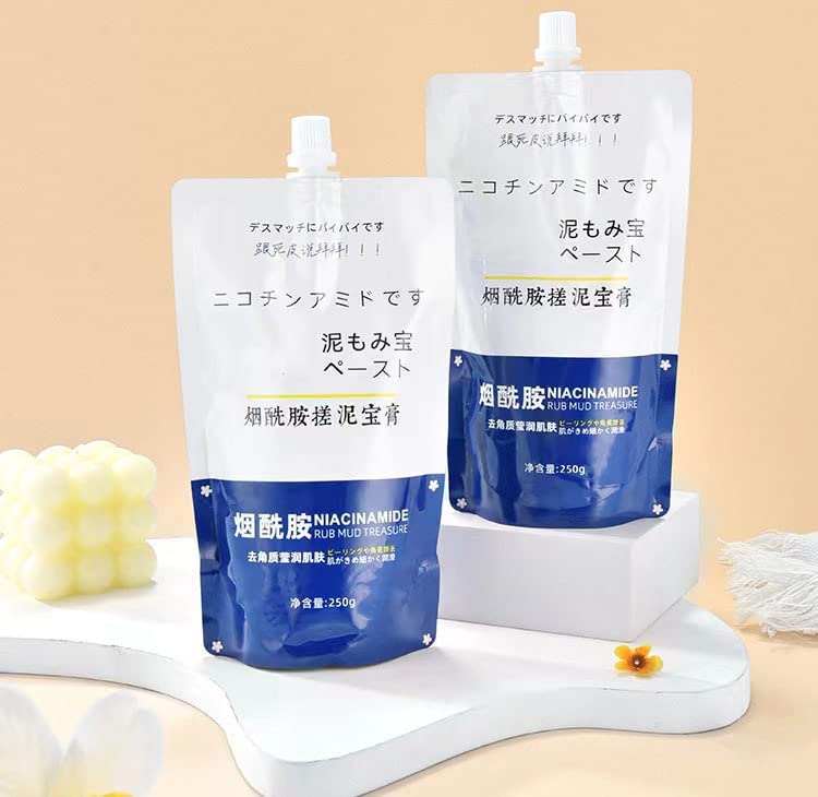 Kagrote Niacinamide Rubbing Mud Gel texture close up