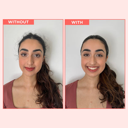 Design.Me HOLD.ME styling stick back view with ingredients list visible.
