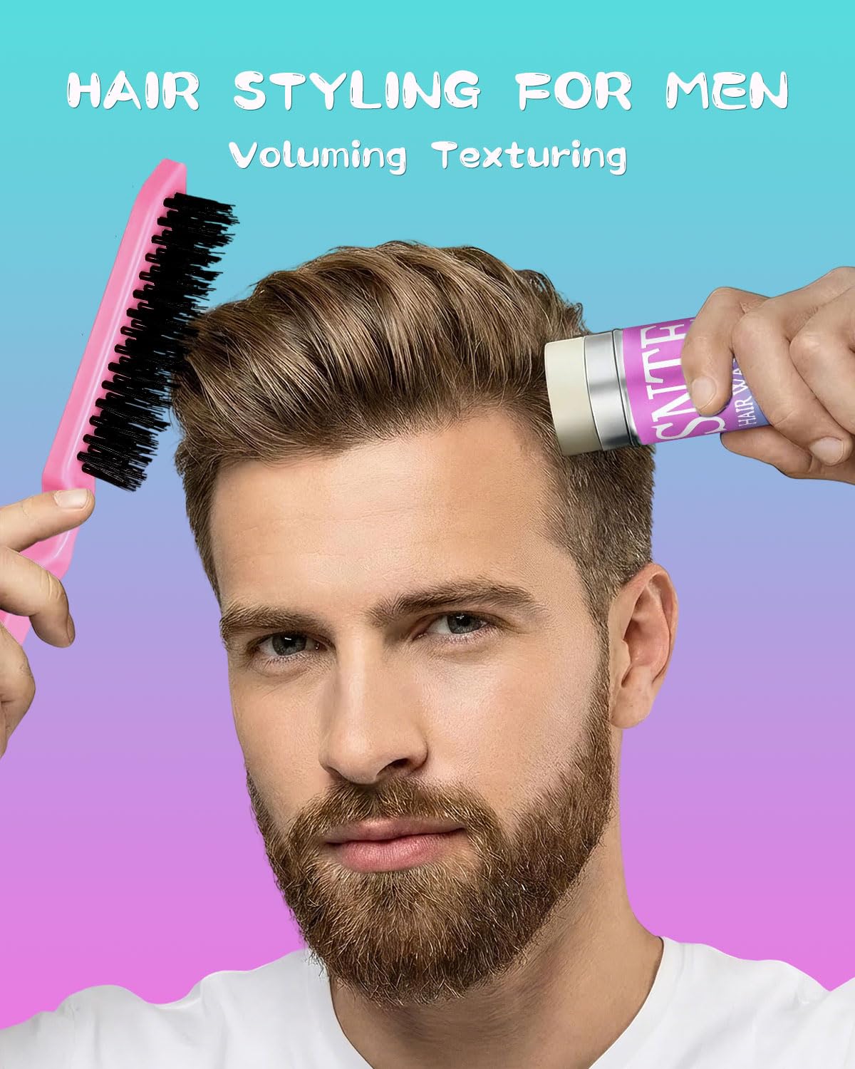 Professional hair finishing stick set for dance and ballet updos