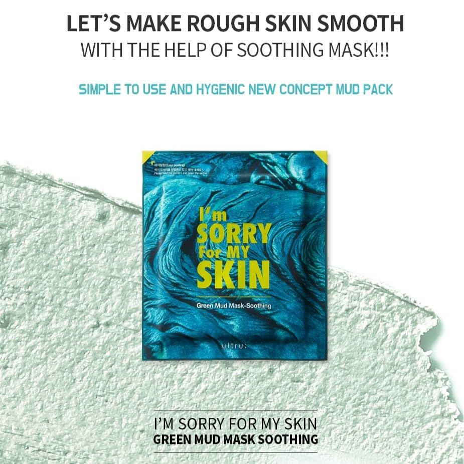 Mud sheet mask set for sebum control and pore care