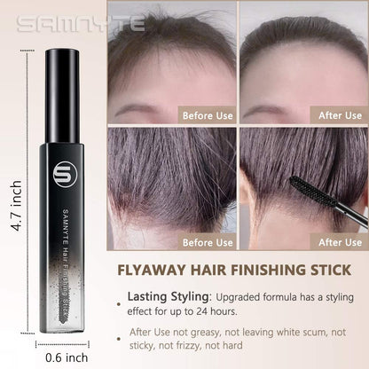 Samnyte Non Greasy Hair Wax Stick container with botanical ingredients