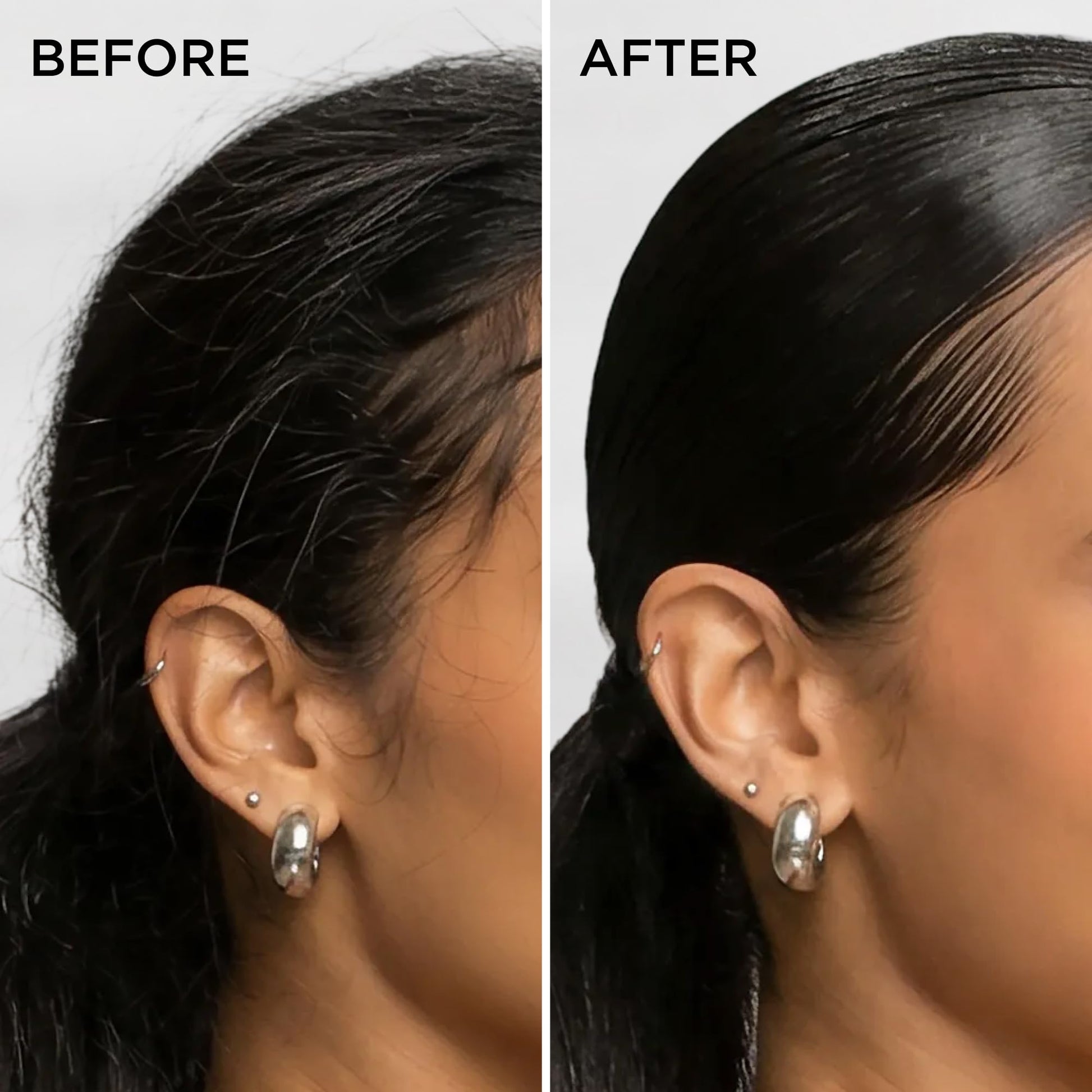 Style Factor Edge Booster Pomade Stick application on hair edges