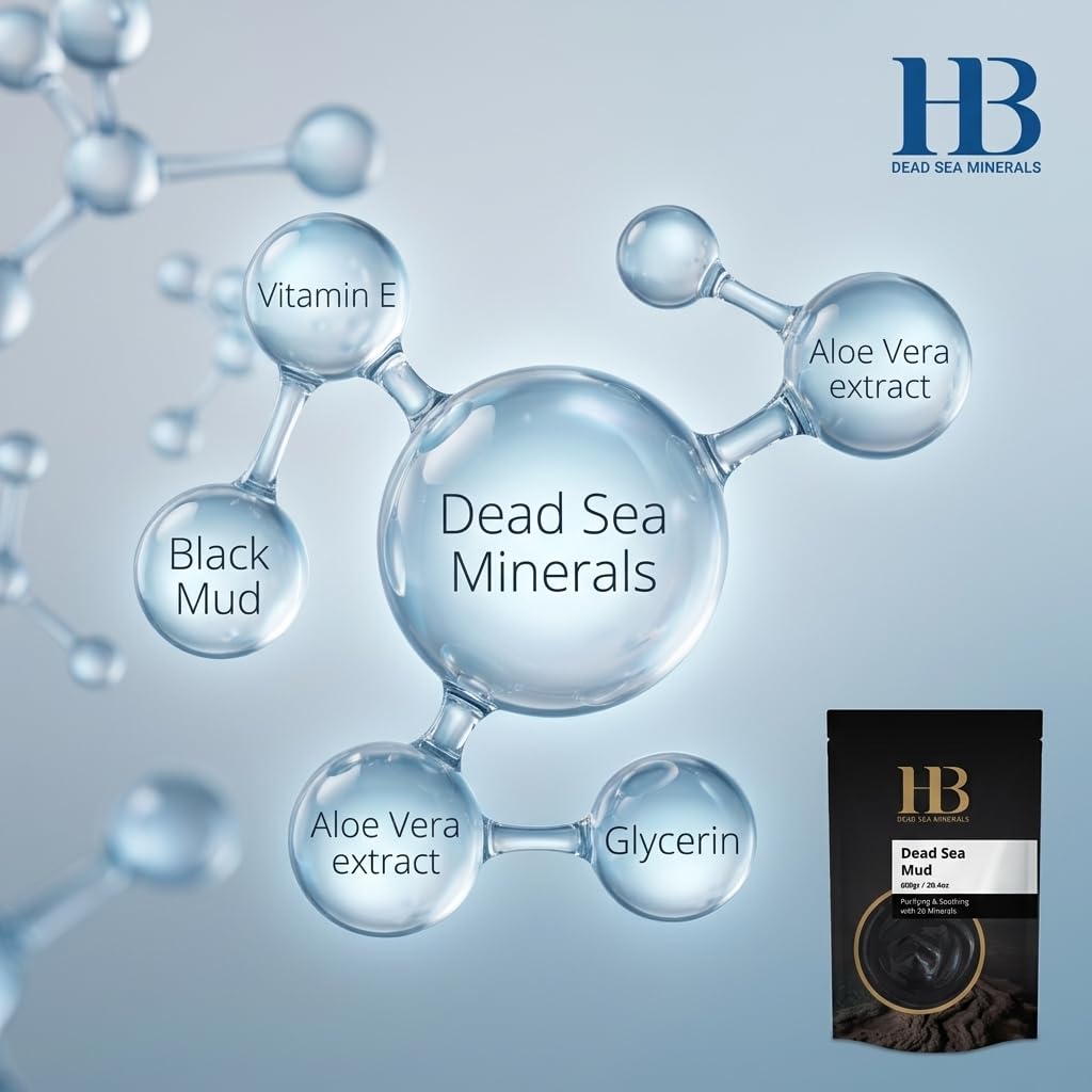 H And B Health And Beauty Dead Sea Mud body wrap treatment for muscle and joint pain relief.