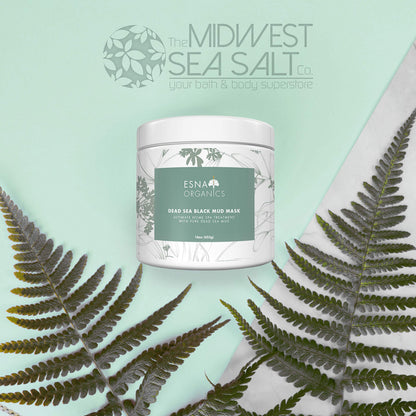 Esna Organics Dead Sea Black Mud Mask texture and ingredients