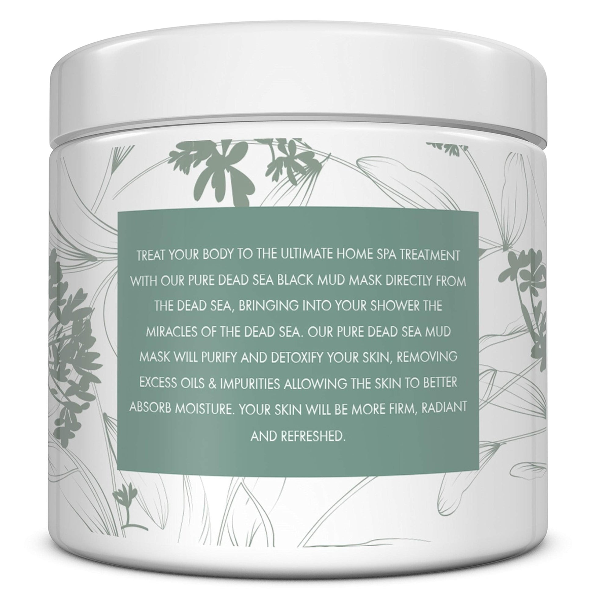 Using Esna Organics Dead Sea Black Mud Mask for spa treatment