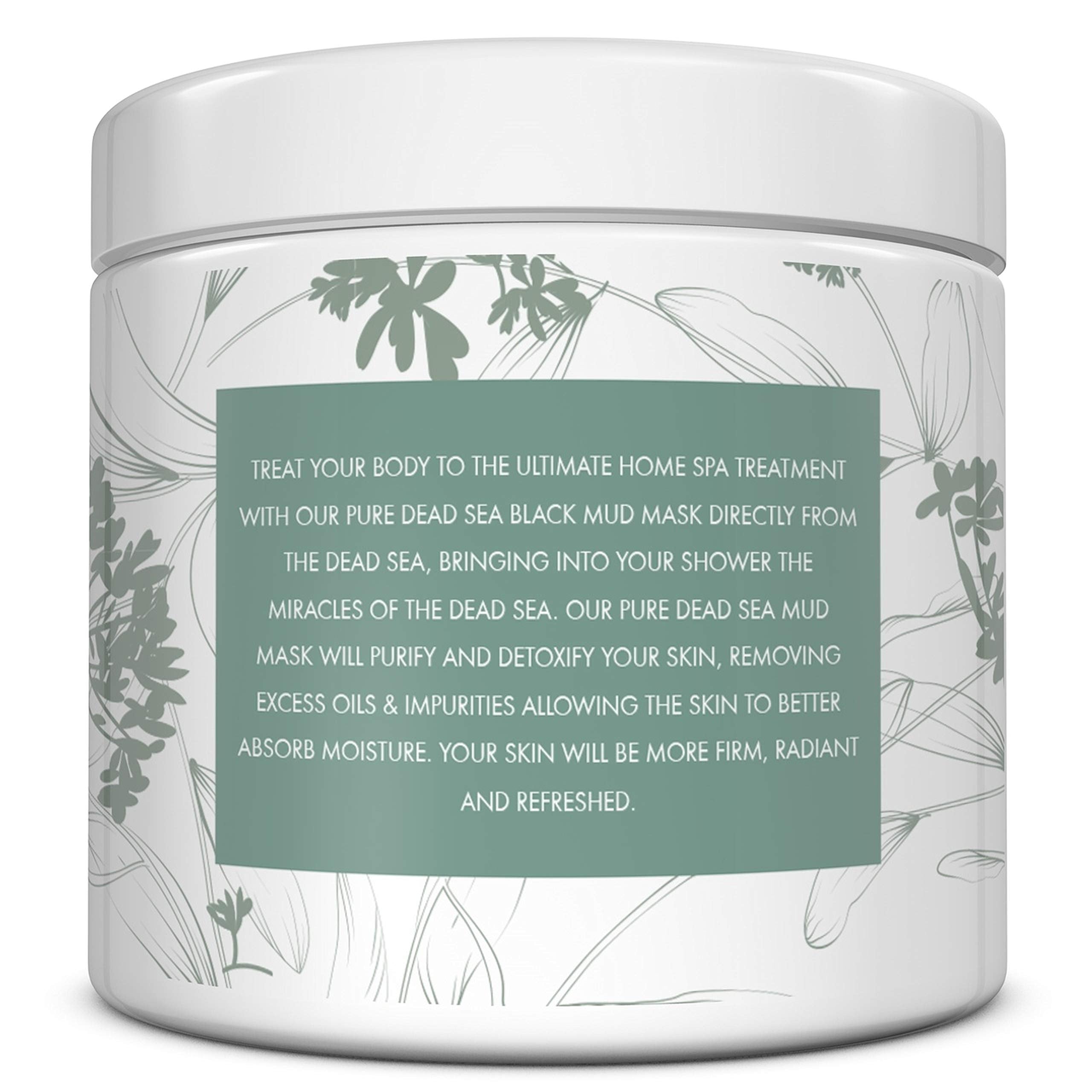 Using Esna Organics Dead Sea Black Mud Mask for spa treatment