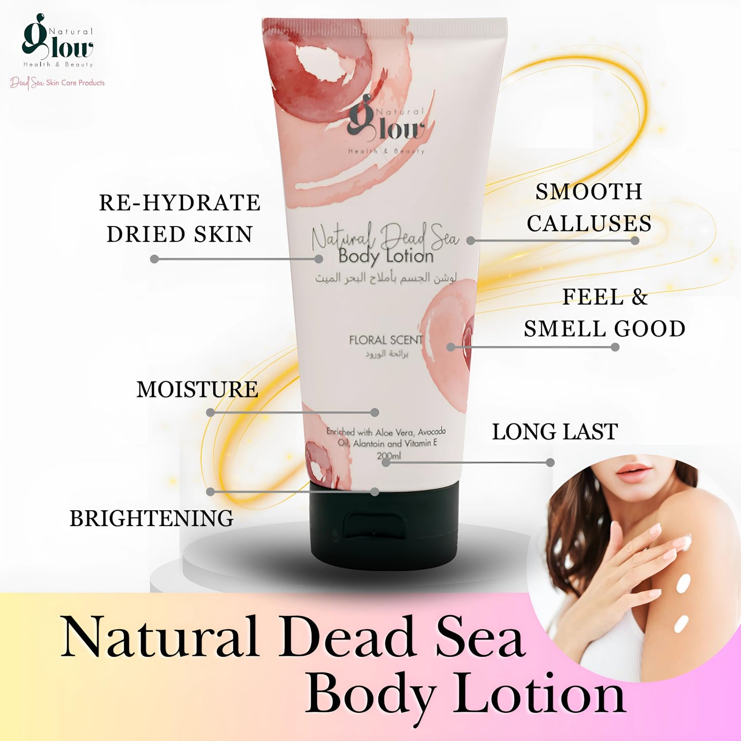 Natural Glow Dead Sea mineral rich Bath Salt pack