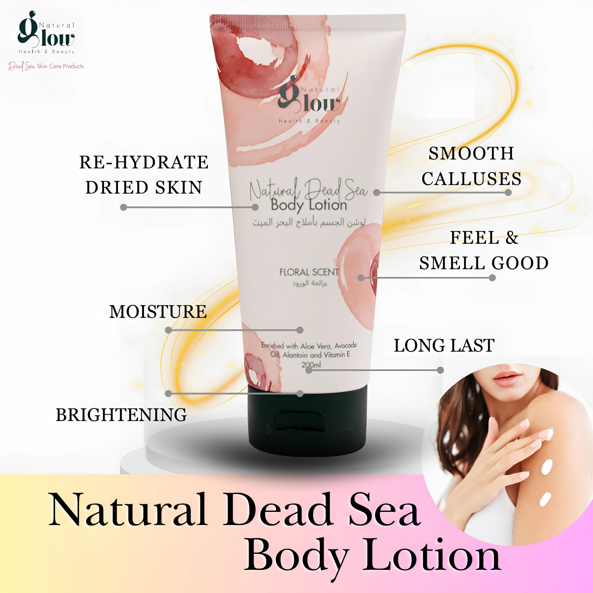 Natural Glow Dead Sea mineral rich Bath Salt pack