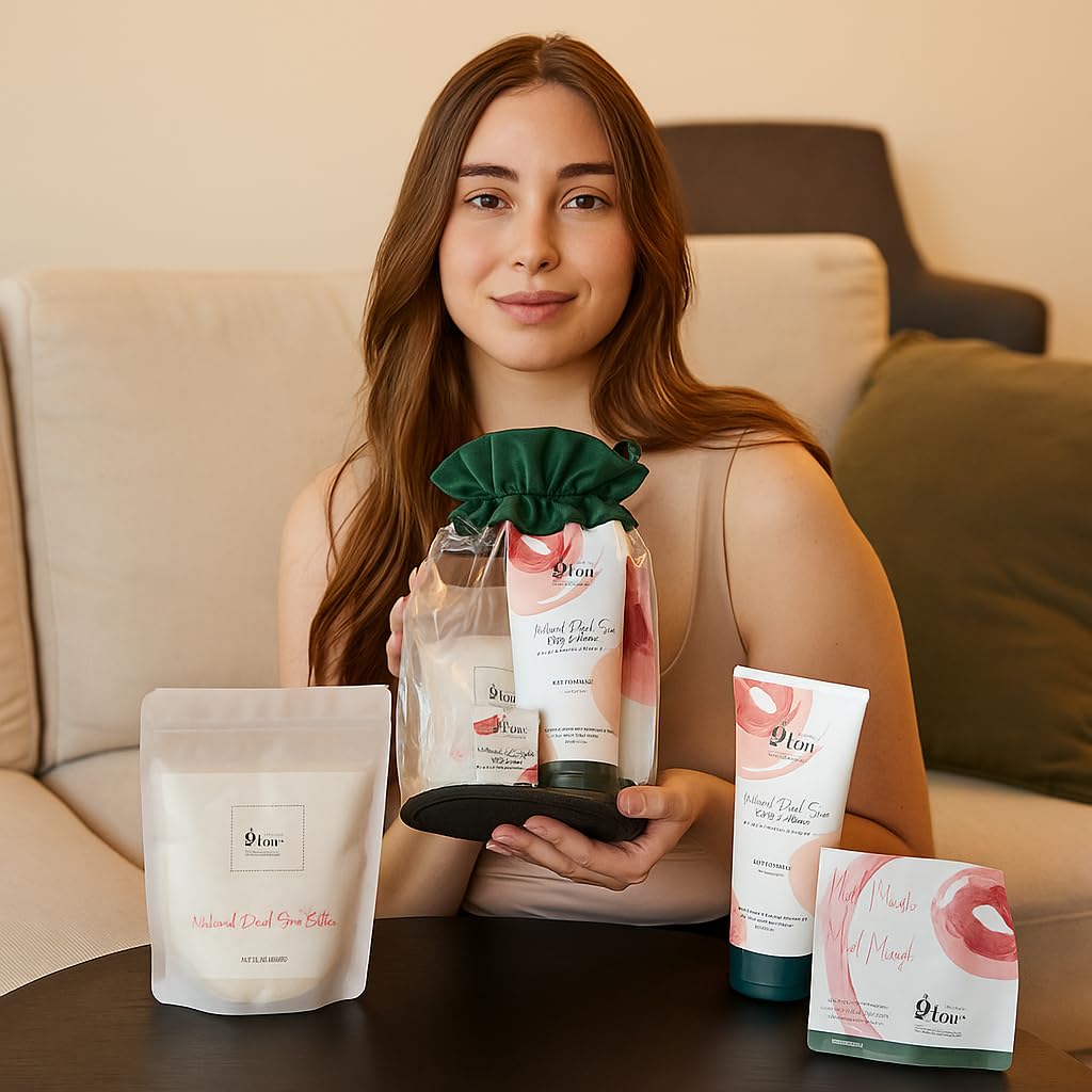 Natural Glow Dead Sea collection gift set lifestyle