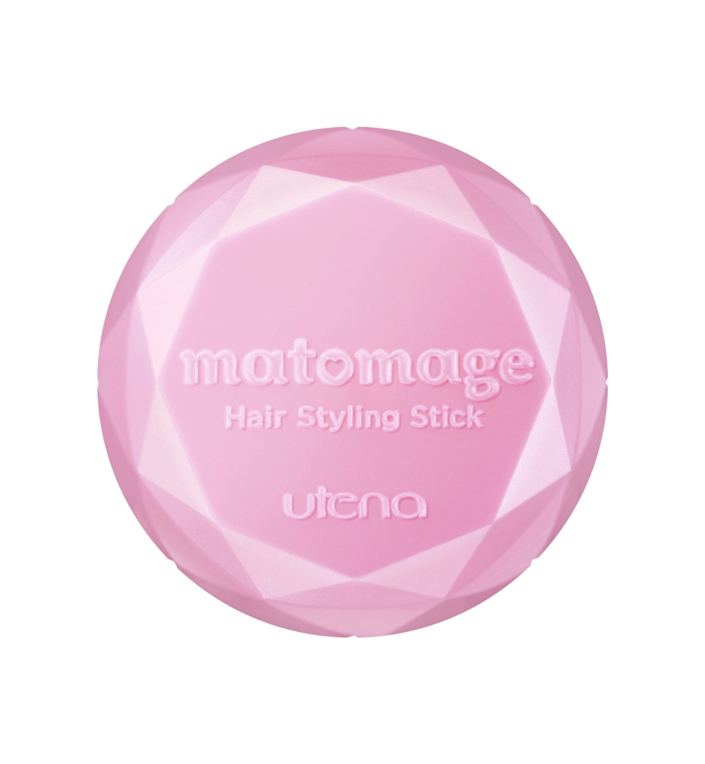 Utena Matomage regular hold Japanese hair stick being applied to smooth down frizzy hair strands