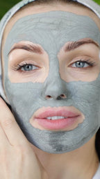 Kawar Dead Sea mud mask lifestyle and skincare routine shot