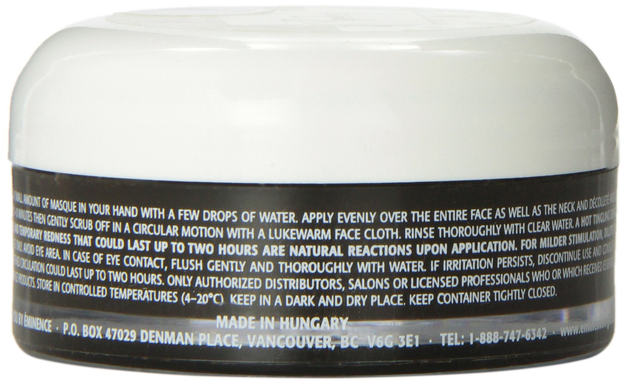 Eminence Organic Skin Care Hungarian Herbal Mud Treatment texture showing mineral rich clay mask