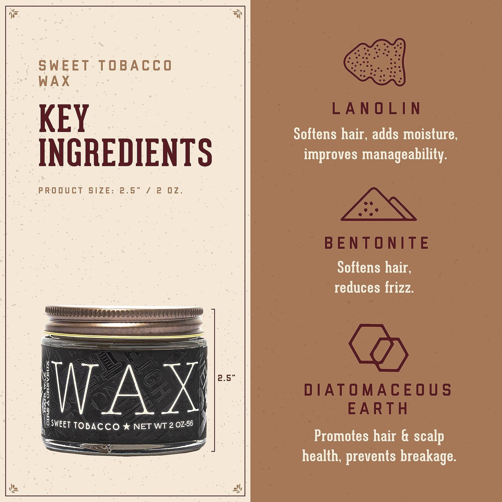 Back label of 18.21 Man Made styling product displaying the complete list of paraben-free ingredients.