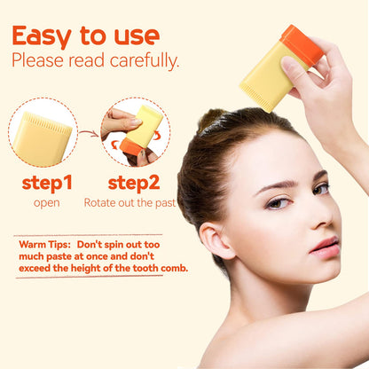 Side profile of MLSMILE 2-in-1 hair wax for children showing the retractable design
