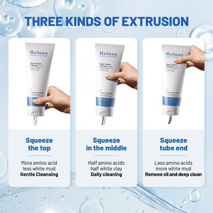 Relaso deep cleansing mud mask for body treatment