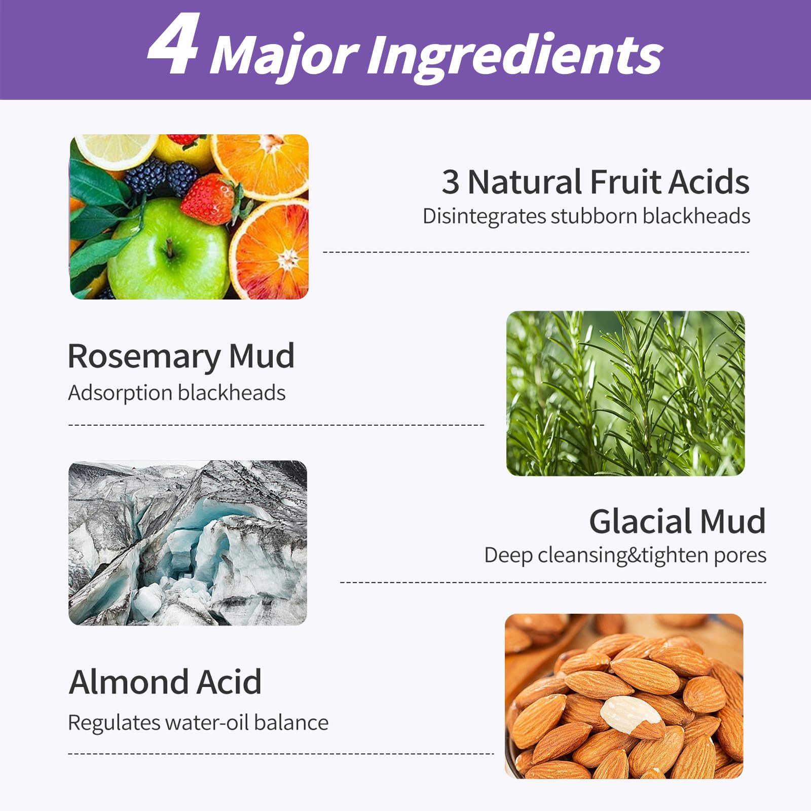 Unes Rosemary Pore Clay Mud Mask application on skin