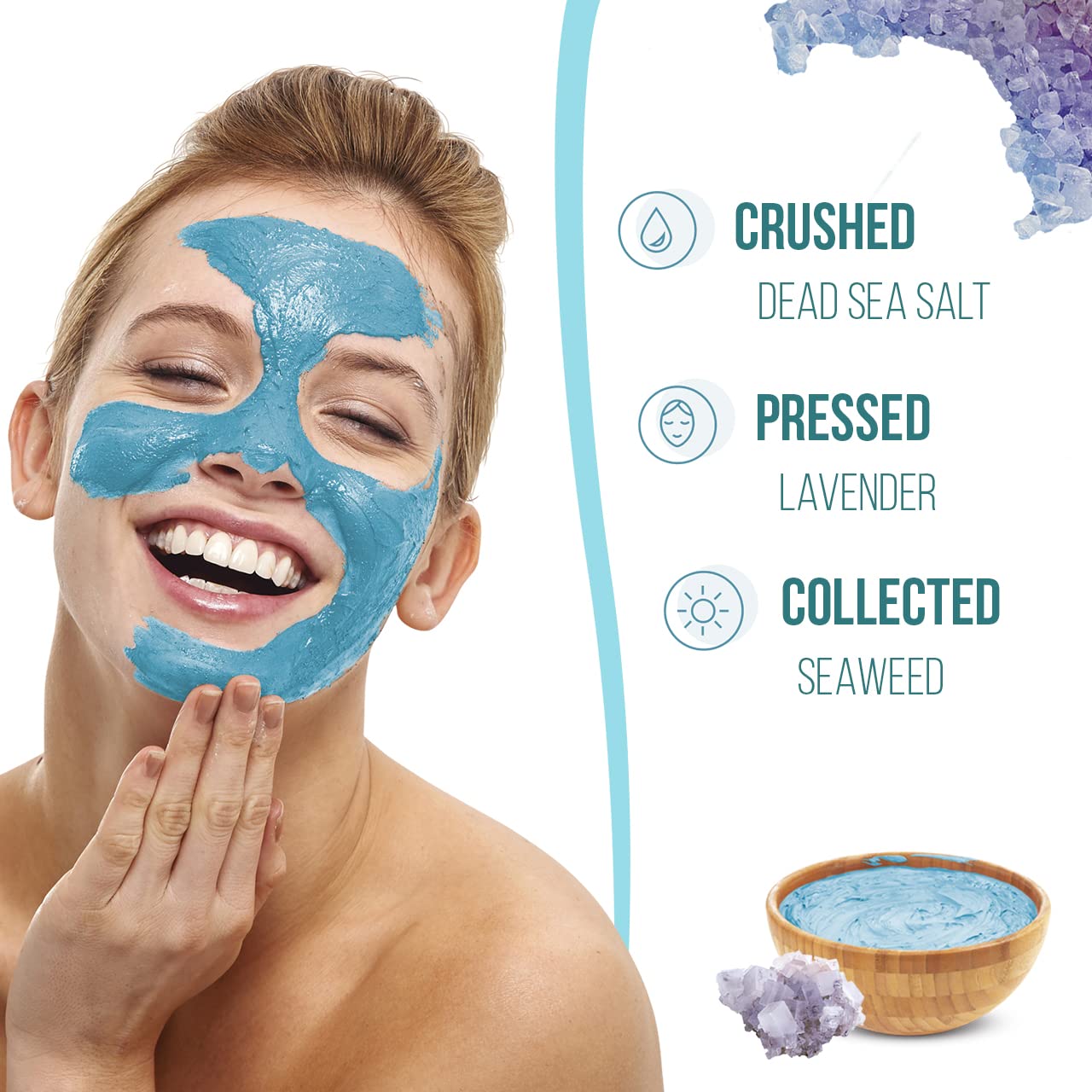 7th Heaven Dead Sea Mud Mask application on skin