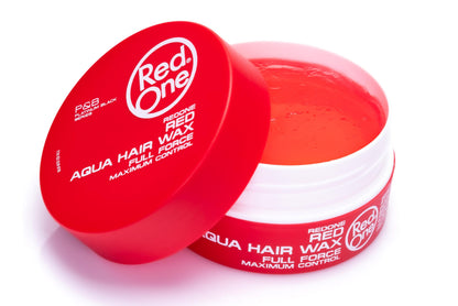 Professional barber using Redone red wax