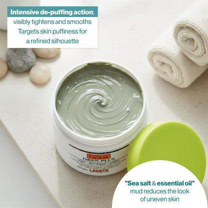 Texture shot of authentic Guam de puffing seaweed mud body mask