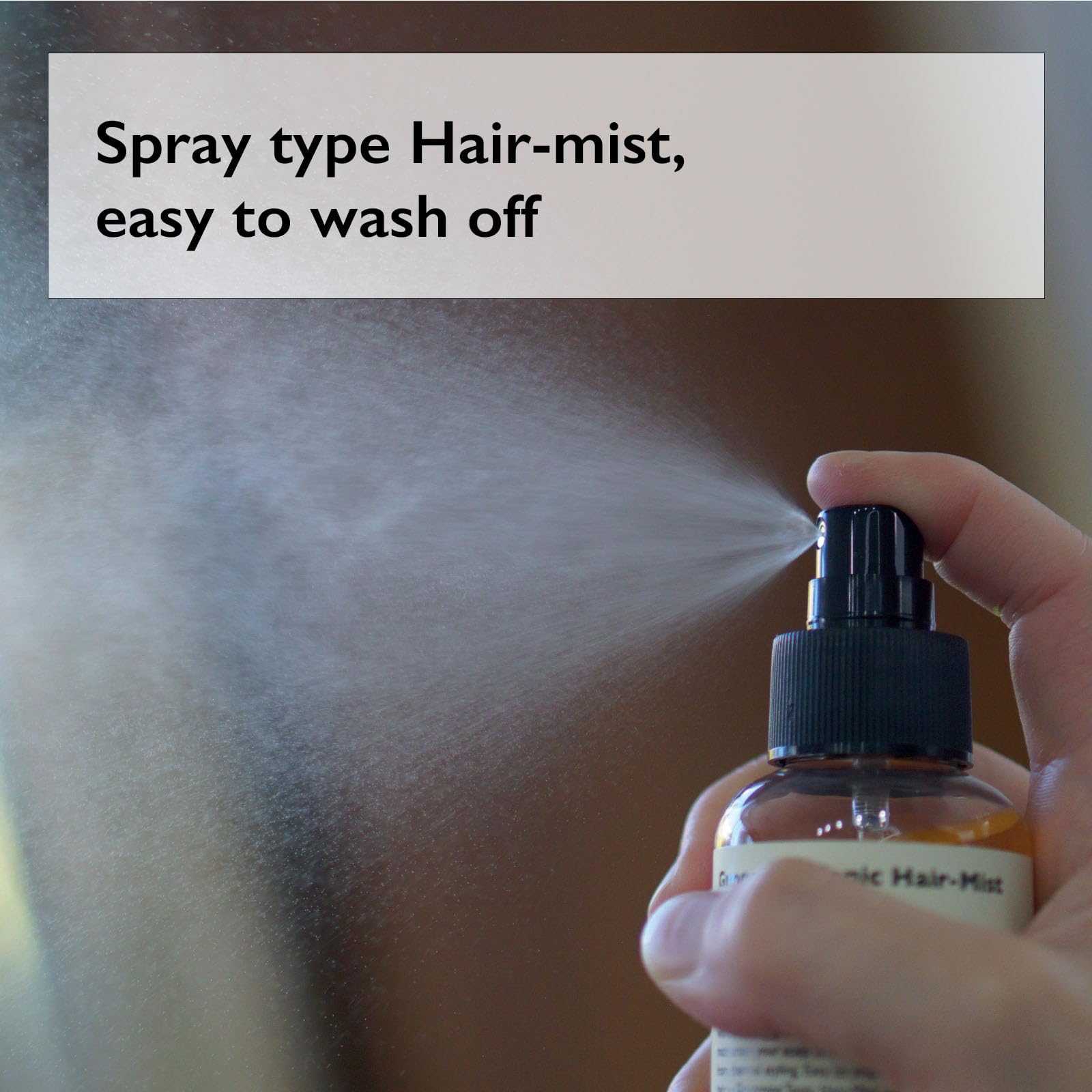 Lazy Society Argan oil hair tonic bottle showing natural setting oil benefits.