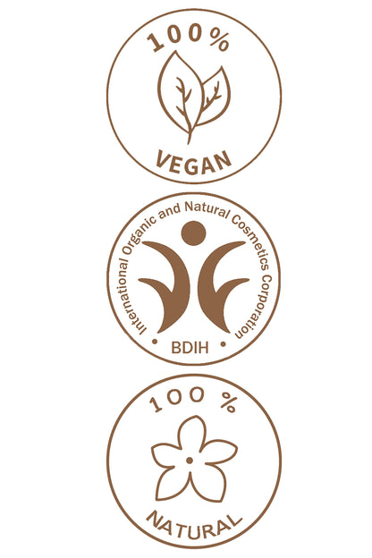 Back label of Khadi Wonder Hair Tonic showing pure herbal ingredients list.