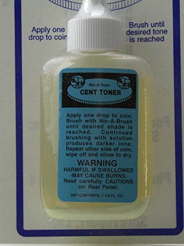 Authentic USA imported coin re-toning chemical solution for numismatic collectors