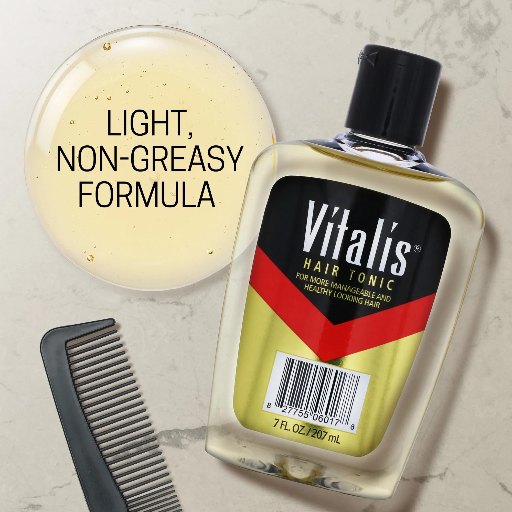 Imported Vitalis hair vitalizer non greasy formula for managing frizz and flyaways