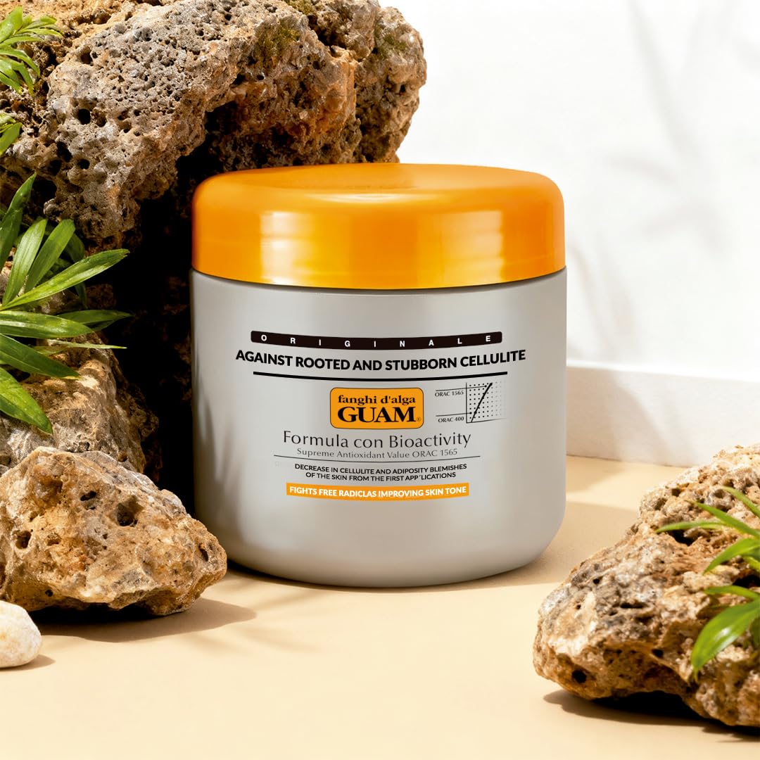 Guam seaweed mud for thighs and legs showing correct application safety instructions