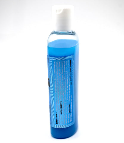 Eight ounce packaging of Lockhart's Blue LaGoon volume spray for men's hairstyling