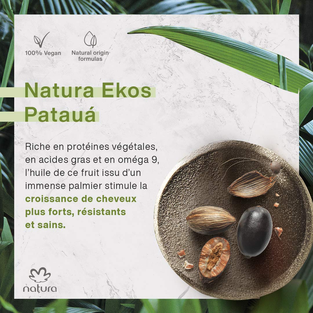 Natura Ekos Pataua anti breakage night tonic bottle demonstrating its compact travel friendly size.
