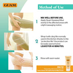 Guam seaweed mud formula ingredients and back label