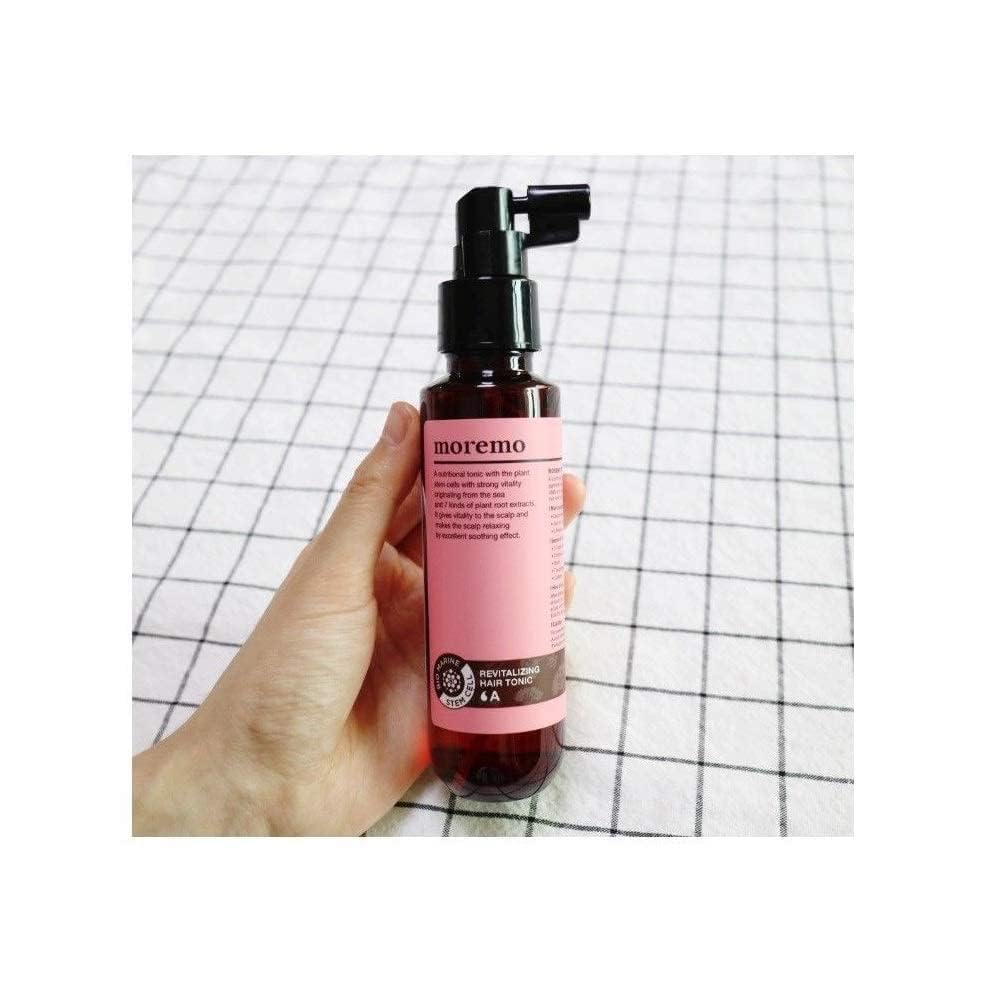 MOREMO nutritional hair tonic box showing official Korean formulation details