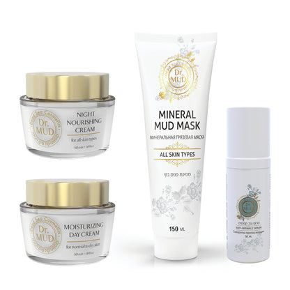 Application of Dr. Mud professional spa body mask